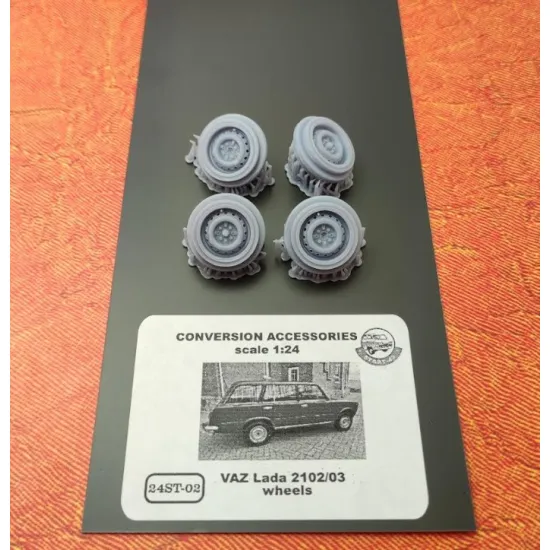 Start-43 St02 1/24 Vaz Lada 2102/03 Resin Wheels