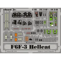 Photoetched set P-51D Mustang Color, for Hasegawa kit 1/72 Eduard SS248