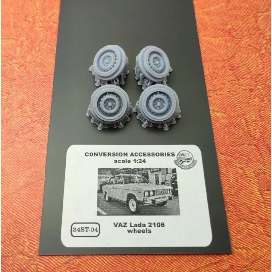 Start-43 St04 1/24 Vaz Lada 2106 Resin Wheels