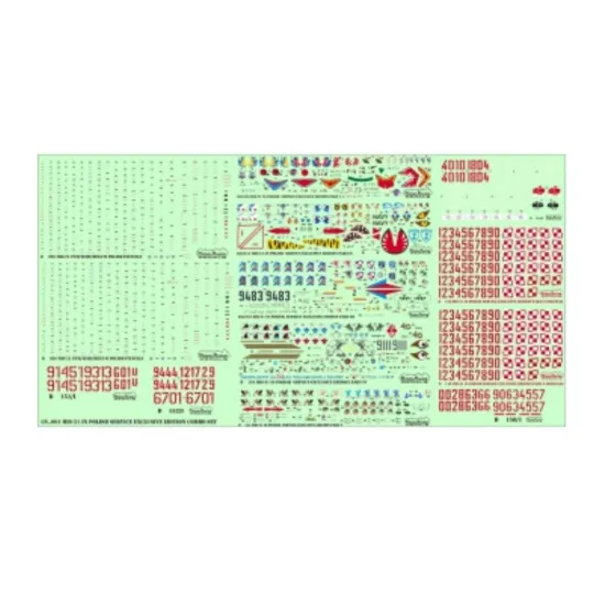 Model Maker Cs72001 1/72 Mig-21 In Polish Service Exclusive Edition Combo Set