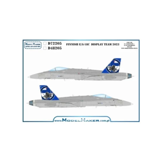 Model Maker D48205 1/48 Finnish F/A-18c Display Team 2023