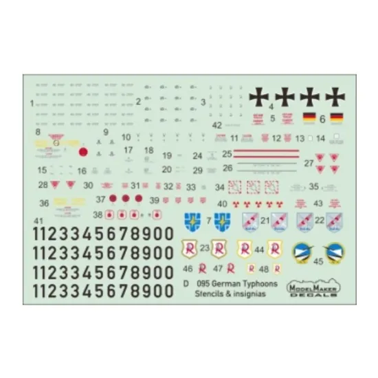 Model Maker D48221 1/48 German Eurofighter Nato Tiger Meet 2013