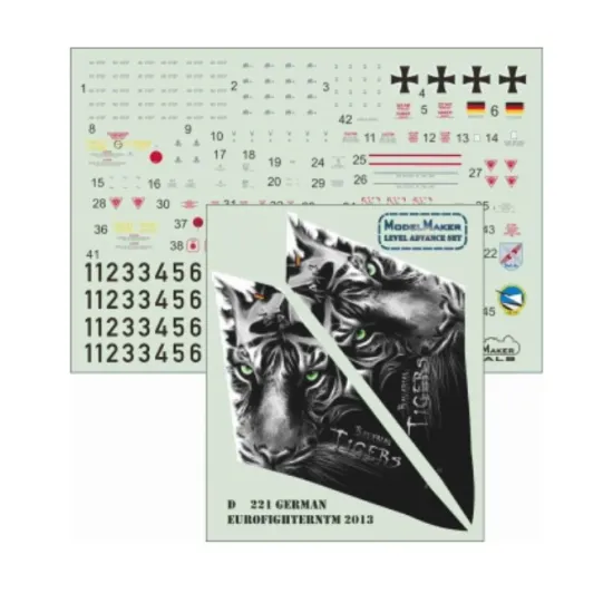 Model Maker D48221 1/48 German Eurofighter Nato Tiger Meet 2013