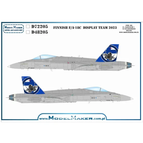 Model Maker D72205 1/72 Finnish F/A-18c Display Team 2023