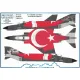 Model Maker D72241 1/72 F-4 Turkish Air Force 50 Years Of Service Kalkomania / Maski