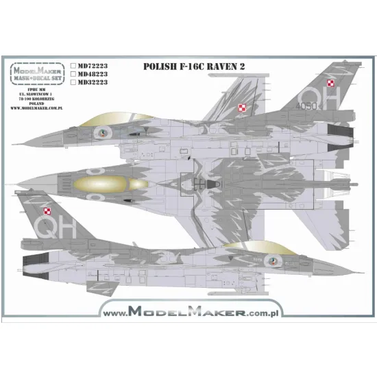 Model Maker Md32223 1/32 Polish F-16c - Raven 2