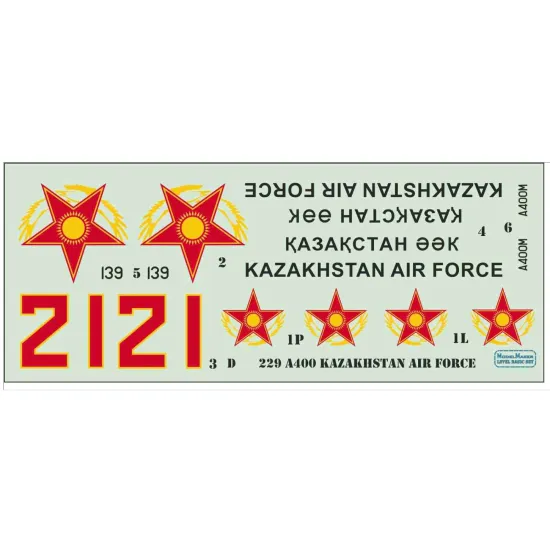 Model Maker D144229 1/144 A400 Kazakhstan Air Force Model Maker D144229 1/144 A400 Kazakhstan Air Force