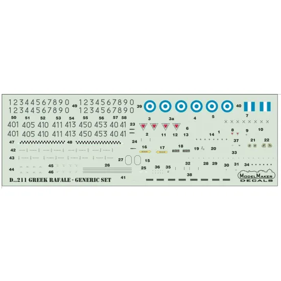 Model Maker D48236 1/48 Greek Rafale Ramstein Flag 2024