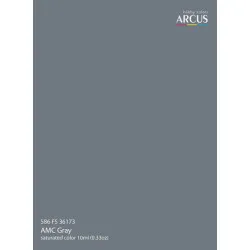 Arcus A586s Acrylic Paint Fs 36173 Amc Gray Saturated Color 10ml