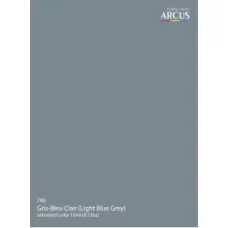 Arcus A786s Acrylic Paint Gris-bleu Clair Light Blue Grey Saturated Color 10ml