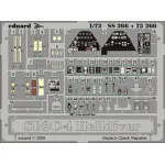 Photoetched set SB2C-4 Helldiver Color, for Academy kit 1/72 Eduard SS266