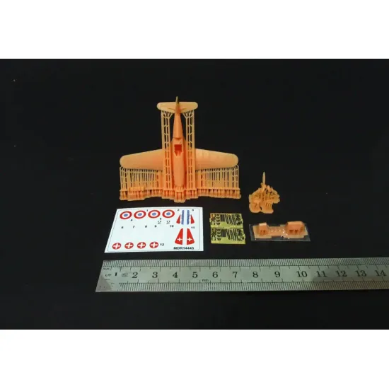 Metallic Details Mdr14445 1/144 Morane-saulnier Ms 406c1 Aircraft Kit