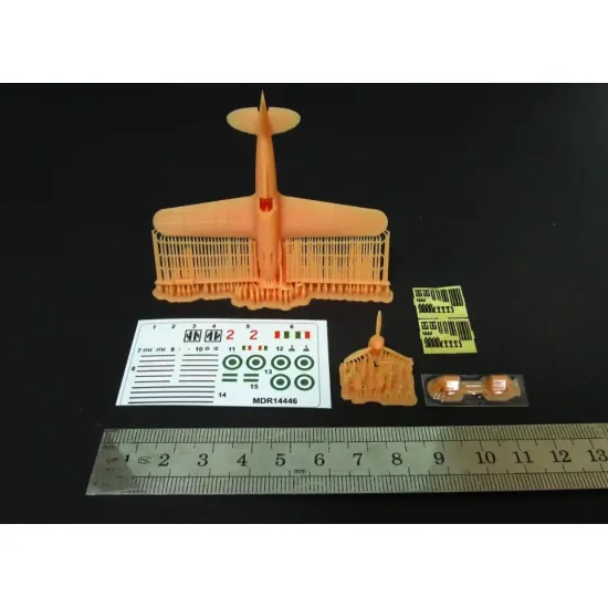 Metallic Details Mdr14446 1/144 Macchi C 205 Aircraft Kit