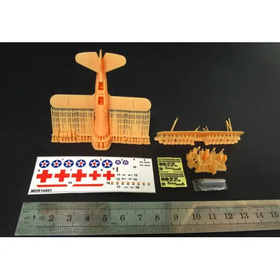 Metallic Details Mdr14451 1/144 Helldiver Sbc-4 Aircraft Kit