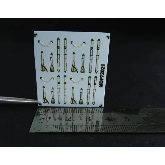 Metallic Details Mdp72021 1/72 Luftwaffe Seat Belts Late Wwii