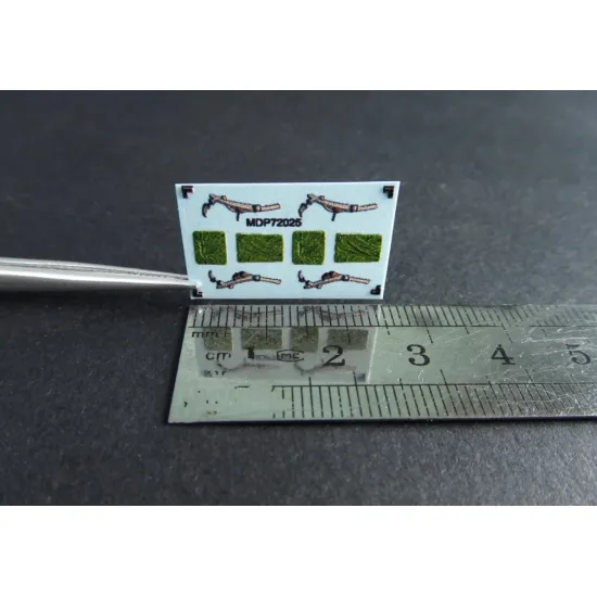 Metallic Details Mdp72025 1/72 Raf And Usaf Aircrew Parachutes