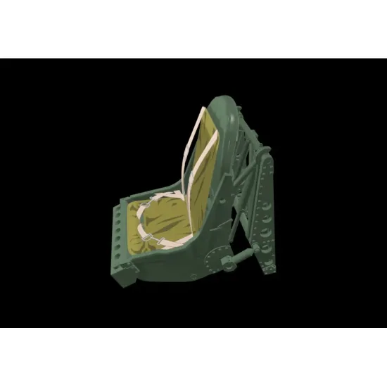 Metallic Details Mdp72025 1/72 Raf And Usaf Aircrew Parachutes