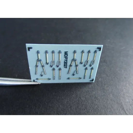 Metallic Details Mdp72027 1/72 Pzl P11 Pzl23 Pzl46 Pzl37 Seat Belts