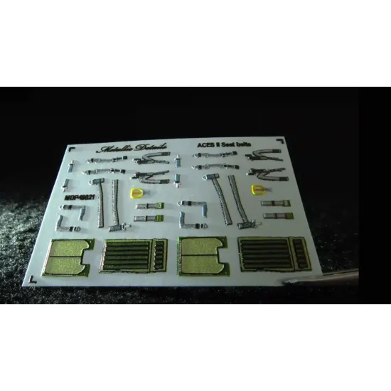 Metallic Details Mdp48021 1/48 Aces Ii Seat Belts