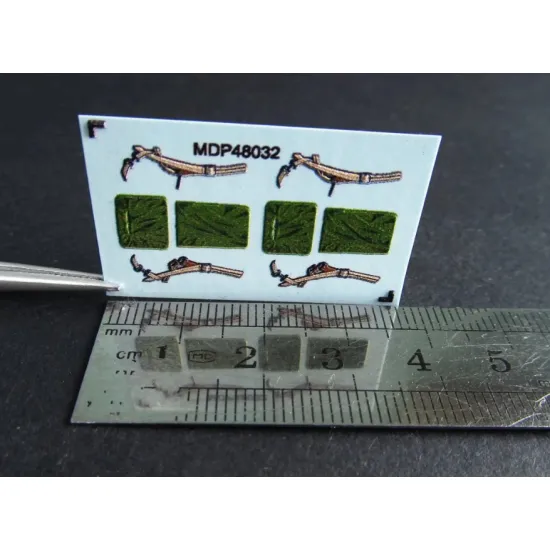 Metallic Details Mdp48032 1/48 Raf And Usaf Aircrew Parachutes