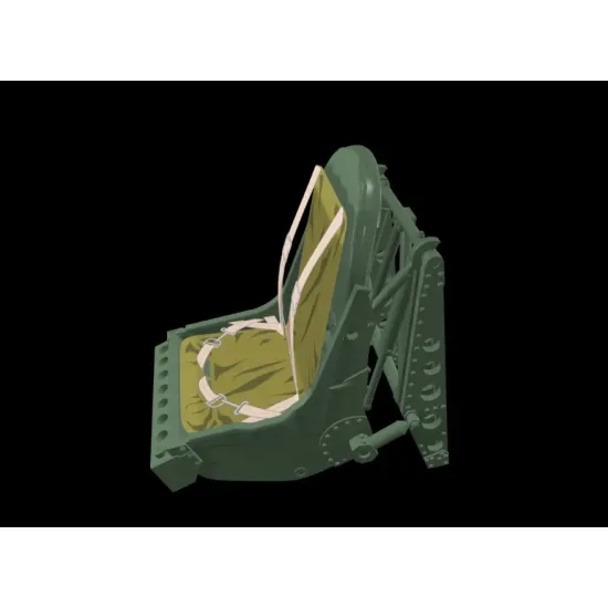 Metallic Details Mdp48032 1/48 Raf And Usaf Aircrew Parachutes