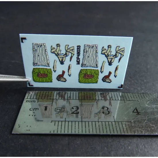 Metallic Details Mdp48033 1/48 Luftwaffe Wwii Aircrew Parachutes