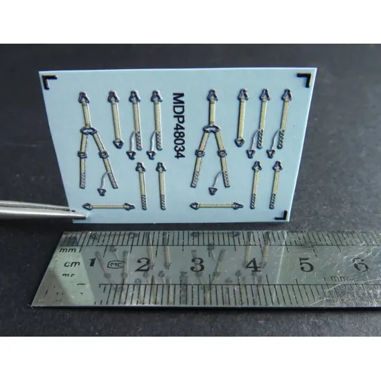 Metallic Details Mdp48034 1/48 Pzl P11 Pzl23 Pzl46 Pzl37 Seat Belts