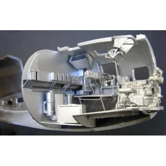 Metallic Details Mdr48283 1/48 B-17f Bombardiers Cockpit Interior Set Monogram