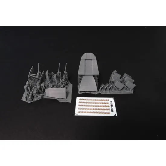 Metallic Details Mdr48284 1/48 B-17f Bombardiers Cockpit Interior Set Hk Models