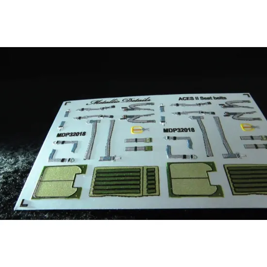 Metallic Details Mdp32018 1/32 Aces Ii Seat Belts