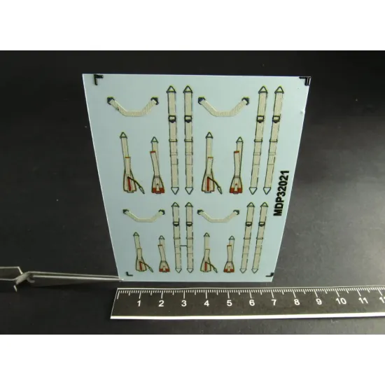 Metallic Details Mdp32021 1/32 Luftwaffe Seat Belts Late Wwii