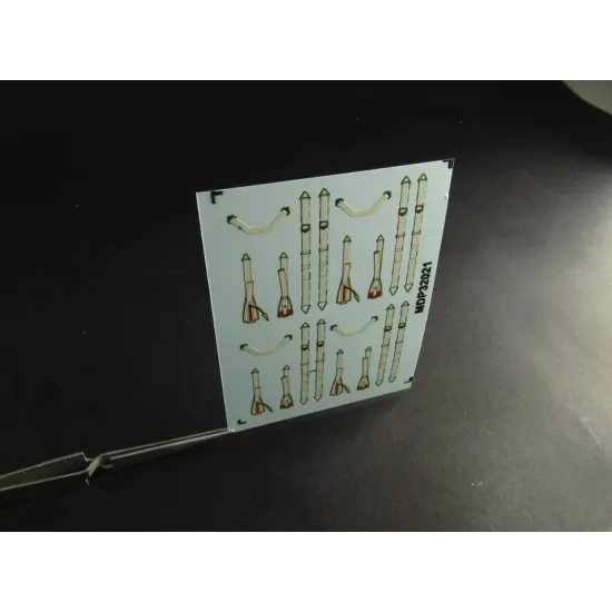 Metallic Details Mdp32021 1/32 Luftwaffe Seat Belts Late Wwii