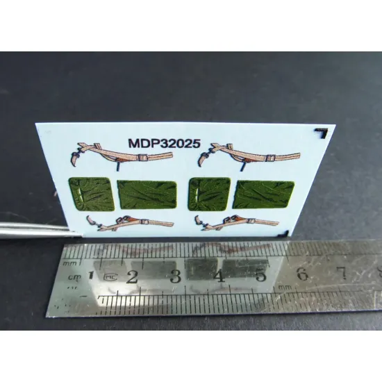 Metallic Details Mdp32025 1/32 Raf And Usaf Aircrew Parachutes