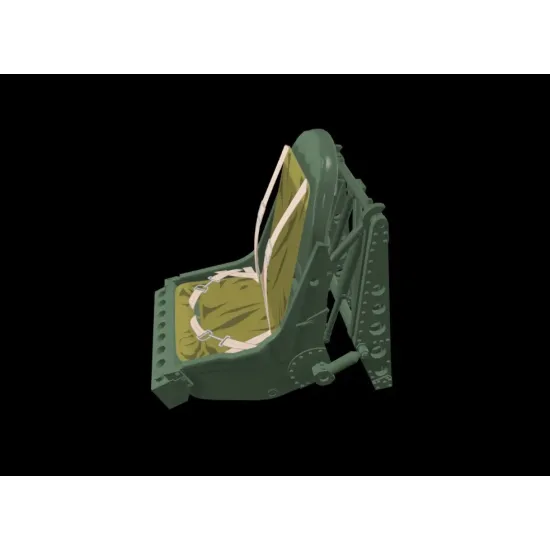 Metallic Details Mdp32025 1/32 Raf And Usaf Aircrew Parachutes