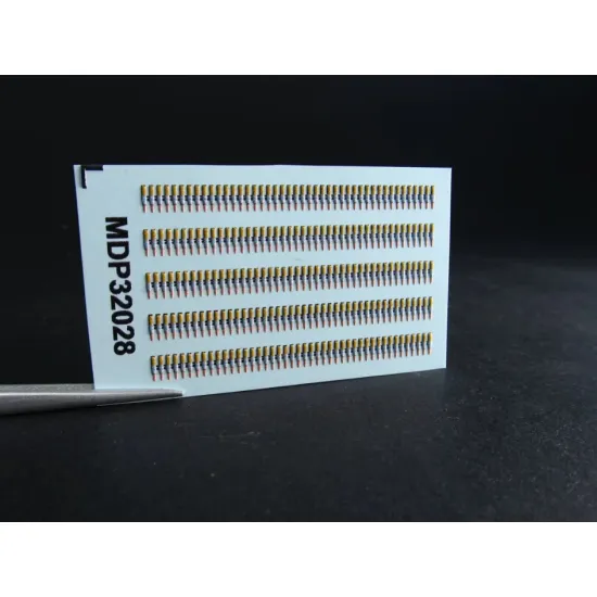 Metallic Details Mdp32028 1/32 M2 Browning 50 Caliber Machine Gun Ammo Belts