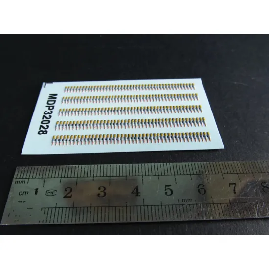 Metallic Details Mdp32028 1/32 M2 Browning 50 Caliber Machine Gun Ammo Belts