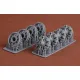 Sbs 72089 1/72 B-17f/G Engine Set For Revell Kit Sbs 72089 1/72 B-17f/G Engine Set For Revell Kit