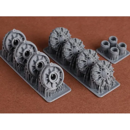 Sbs 72090 1/72 B-17g/Mk Iii Engine Set For Airfix Kit