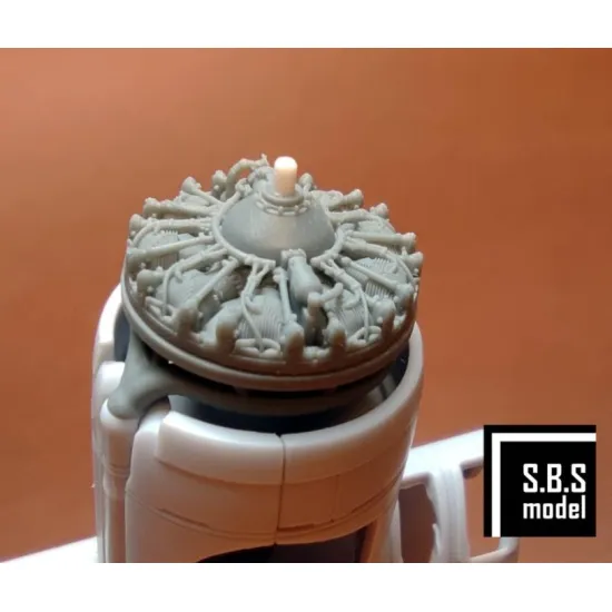 Sbs 72090 1/72 B-17g/Mk Iii Engine Set For Airfix Kit