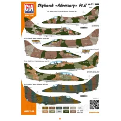 Cta Models 077 1/48 Decal For Skyhawk Adversary Ptii - Vf-126 2 Nfws2 4 Markings