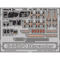 Photoetched set B-26B/C Marauder Color, for Hasegawa kit 1/72 Eduard SS292