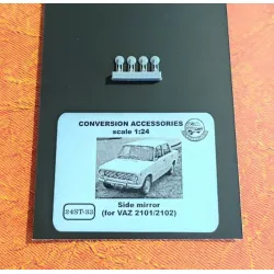 Start-43 St33 1/24 Side Mirror For Vaz 2101/2102 4pcs