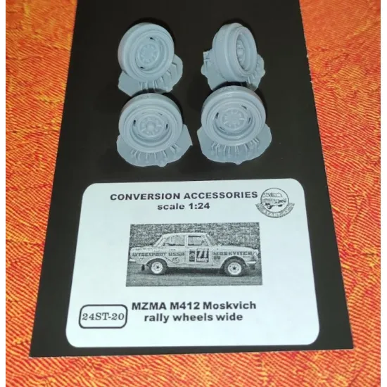 Start-43 St20 1/24 Mzma M412 Moskvich Rally Wheels Wide