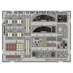 Photoetched set B-17E/F Flying Fortress Color, for Academy kit 1/72 Eduard SS295