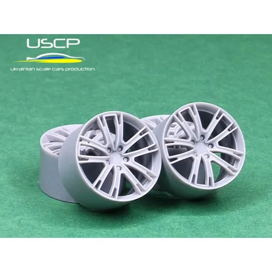 Uscp 24p036 1/24 3d Printed Wheels Porsche Panamera Exclusive Design 21