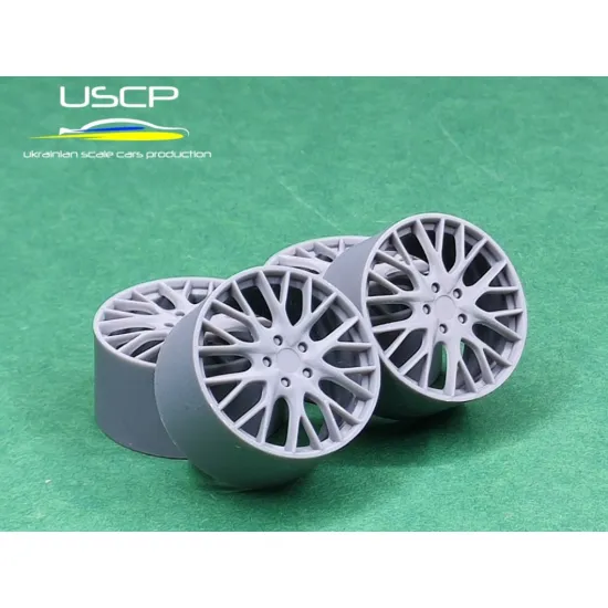 Uscp 24p037 1/24 3d Printed Wheels Porsche Panamera Sport Design 21