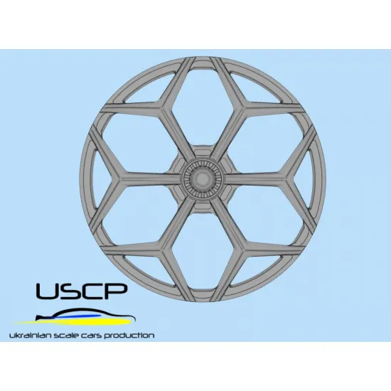 Uscp 24p107 1/24 3d Printed Wheels Vossen X Novitec Nf9 21 Uscp 24p107 1/24 3d Printed Wheels Vossen X Novitec Nf9 21