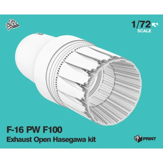Rise144 Models Rm72023 1/72 F16 Pw F100 Exhaust For Hasegawa Kit
