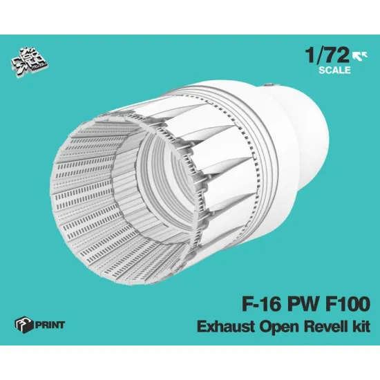 Rise144 Models Rm72024 1/72 F16 Pw F100 Exhaust For Revell Kit