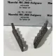 Rexx 32083 1/32 Macchi Mc 202 Folgore Exhausts For Italeri Kit